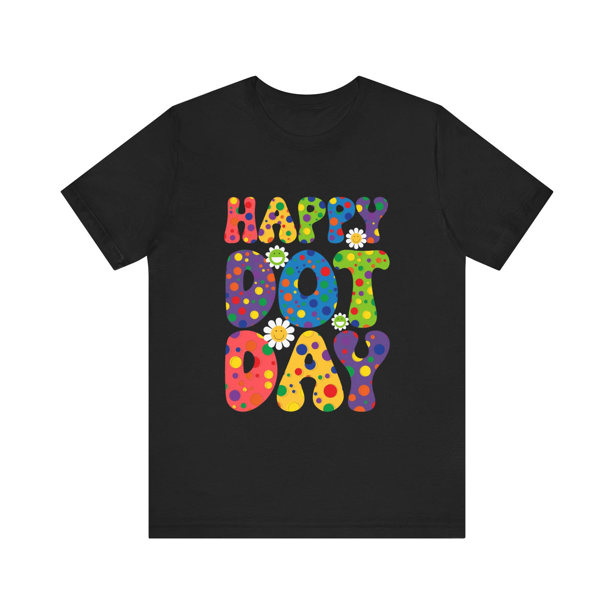 Happy Dot Day Unisex Jersey Short Sleeve Tee - Tshirt Quest