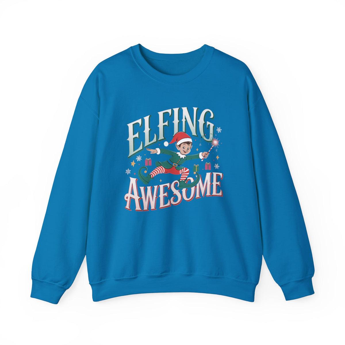 Effing Awesome Christmas Sweatshirt, Fun Women's Holiday Sweatshirt, Trendy Christmas Pullover, Bold Holiday Sweater, Cute Winter Sweatshirt