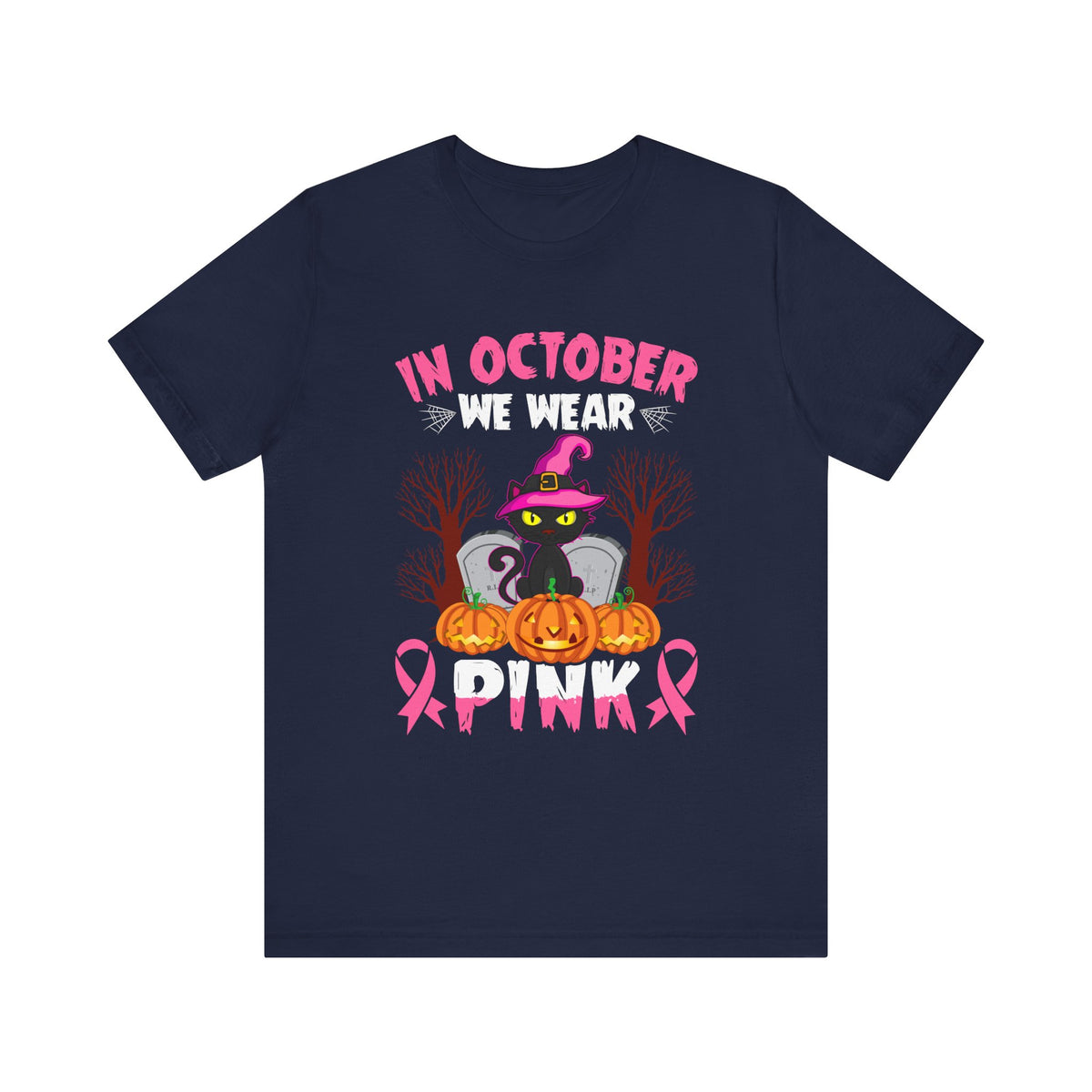 In October We Wear Pink Halloween Tee