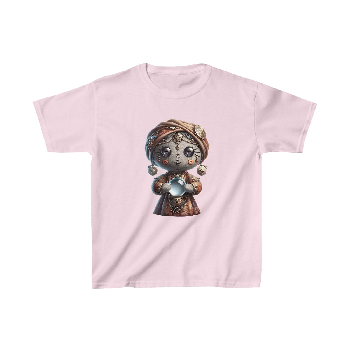 Mystical Magician Doll Kids Halloween Tee