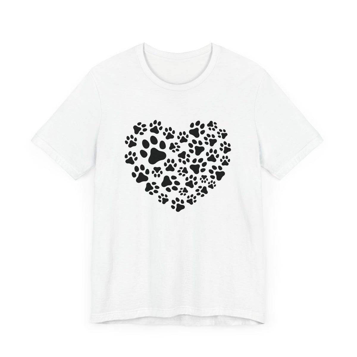 Paw Prints Unisex Jersey Short Sleeve Tee - Tshirt Quest