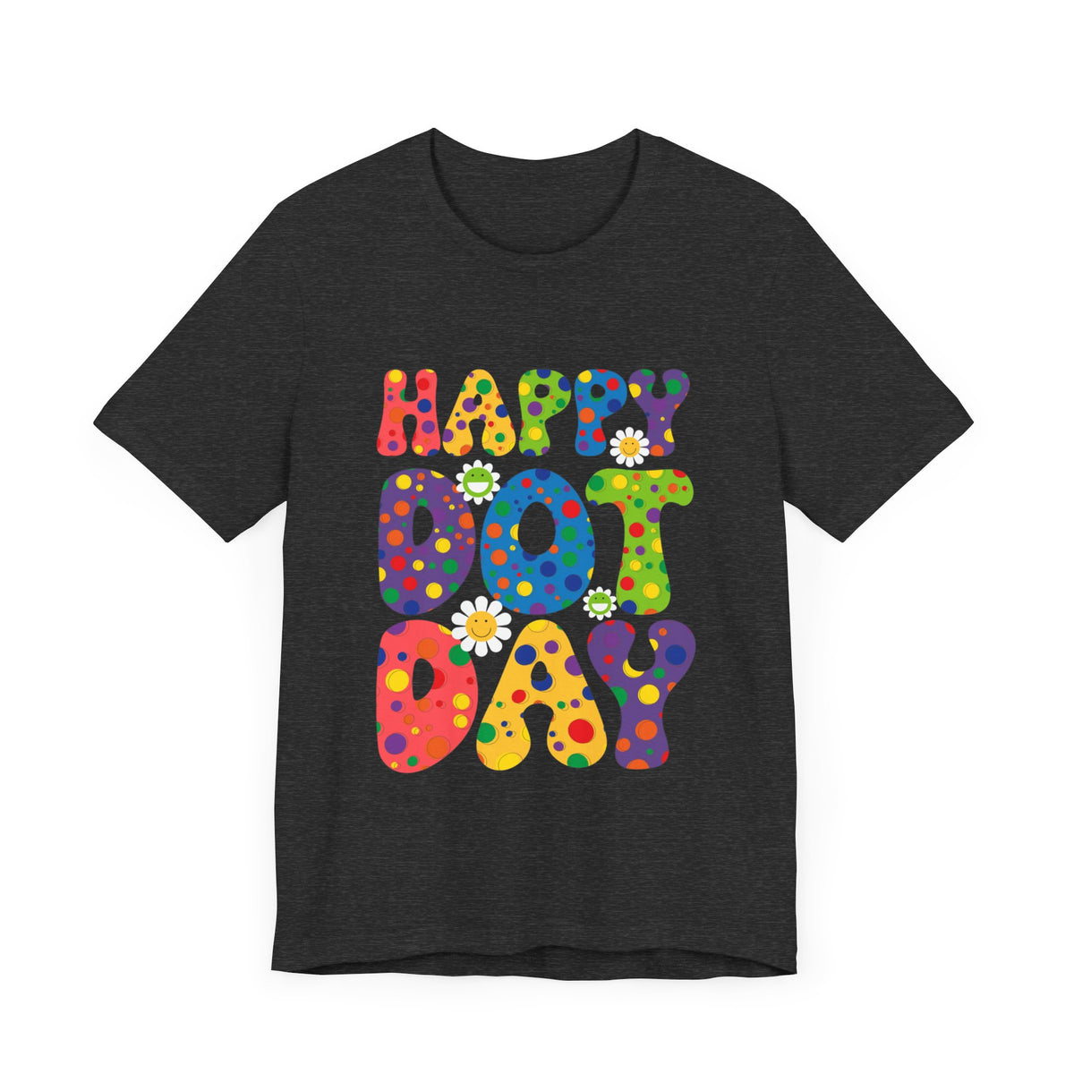 Happy Dot Day Unisex Jersey Short Sleeve Tee - Tshirt Quest