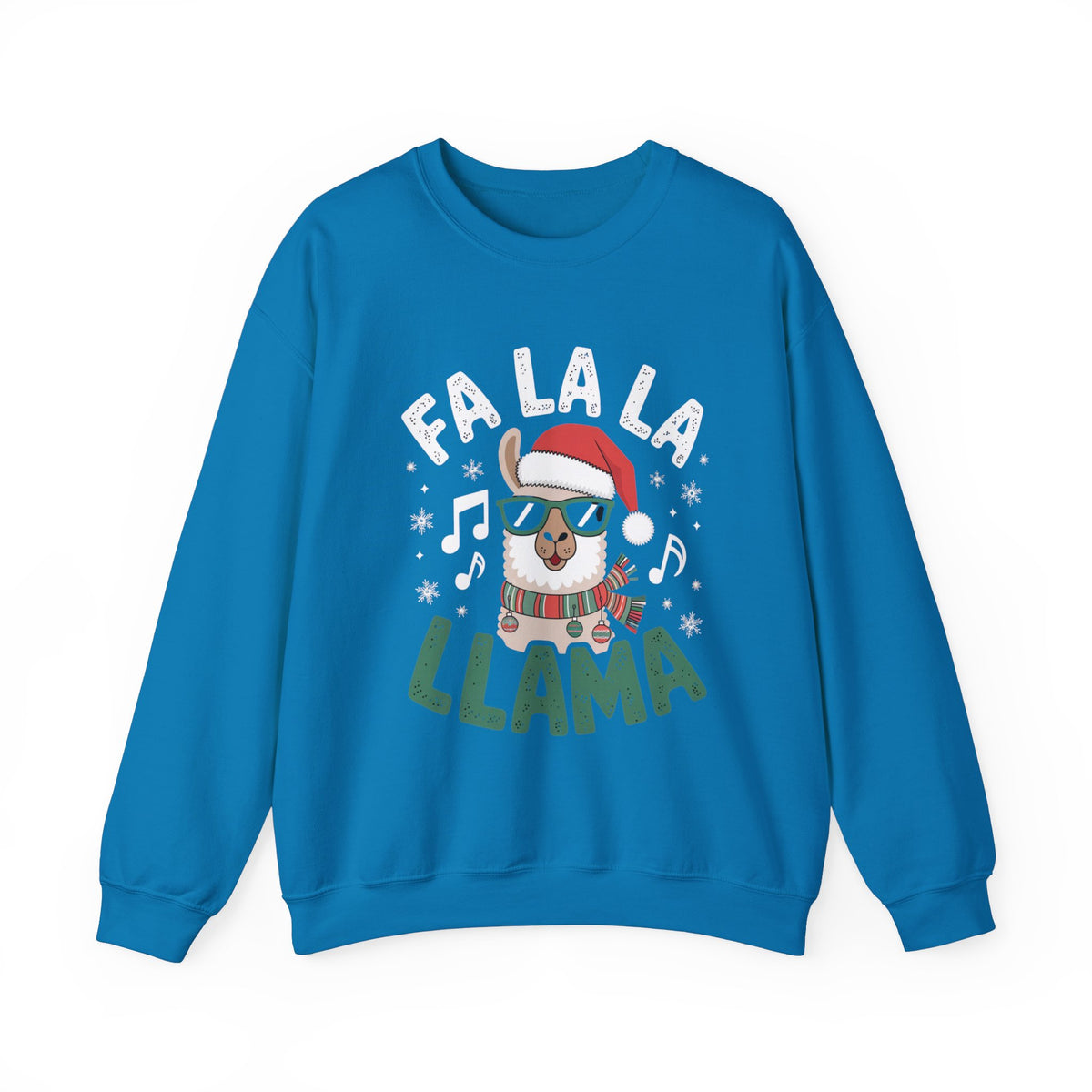 Fa La La LLAMA Christmas Sweatshirt, Fun Women's Holiday Sweatshirt, Trendy Llama Pullover, Cute Winter Sweater, Festive Holiday Sweatshirt