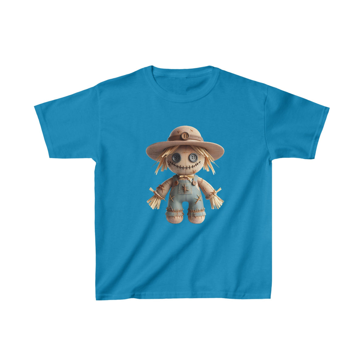 Haunted Farm Doll Voodoo Kids Halloween Tee