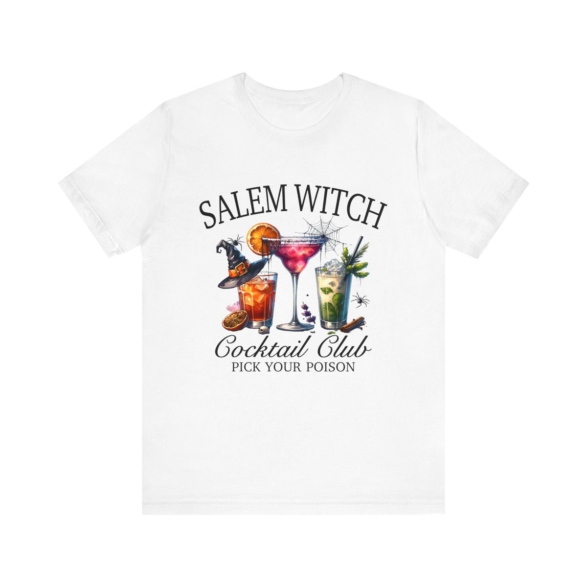 Salem Witch Unisex Jersey Short Sleeve Tee - Tshirt Quest