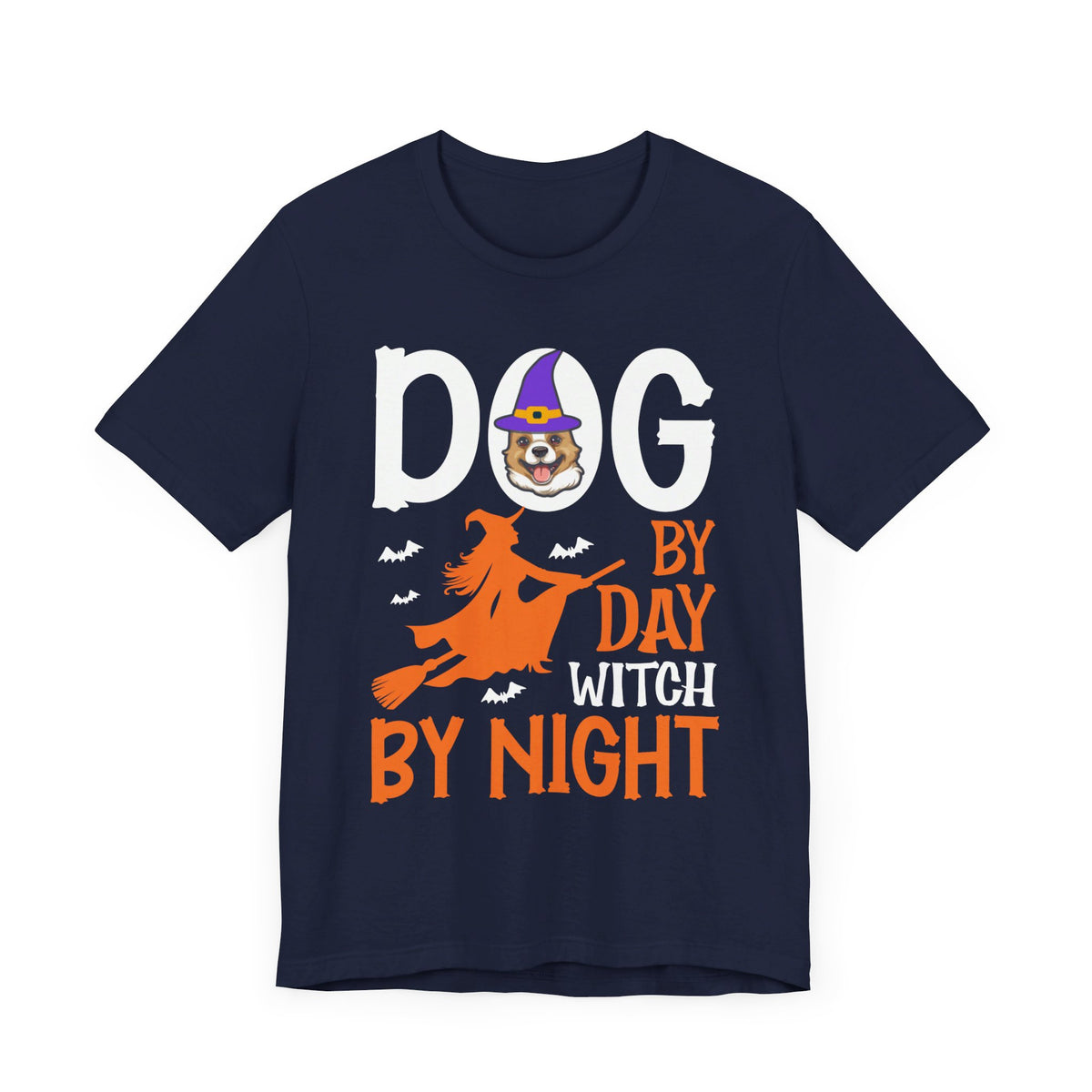 Dog By Day Witch By Night Halloween Tee