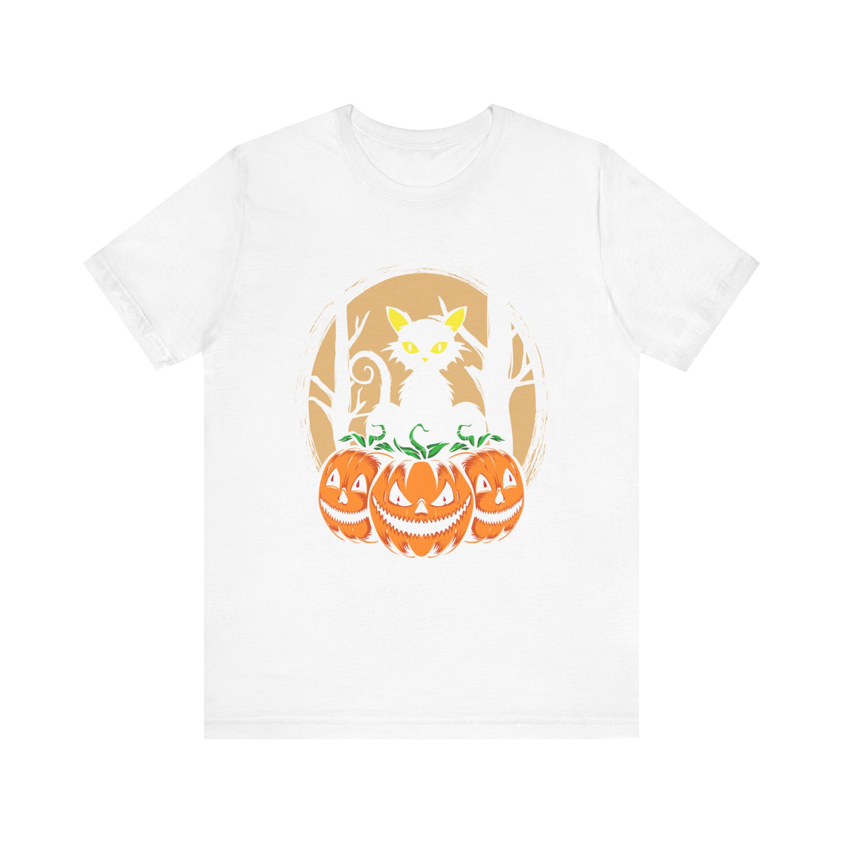 Black Cat Halloween Cat T-Shirt - Tshirt Quest