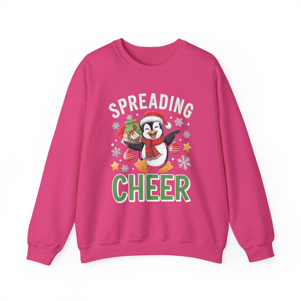 Spreading Cheer Christmas Sweatshirt, Festive Women's Holiday Sweatshirt, Trendy Christmas Pullover, Cute Winter Sweater, Cozy Holiday Sweatshirt