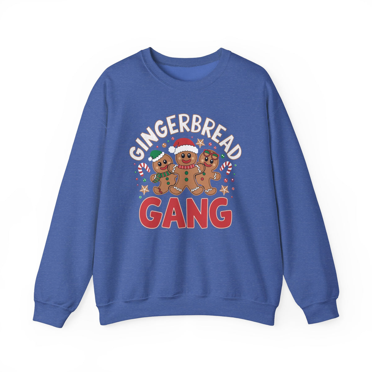 GingerBread Gang Christmas Sweatshirt, Funny Women's Holiday Sweatshirt, Cute Christmas Sweater, Trendy Gingerbread Pullover, Festive Holiday Sweatshirt