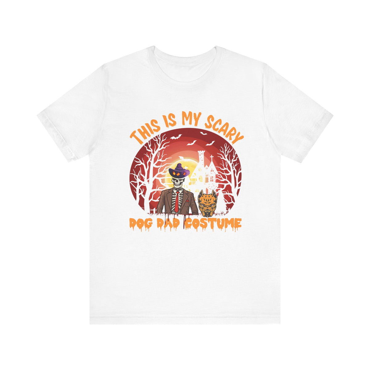 This Is My Scary Dog Dad Costume Halloween Tee