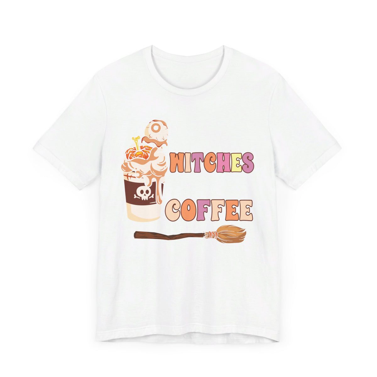 Even Witch Need Coffee Halloween Tee