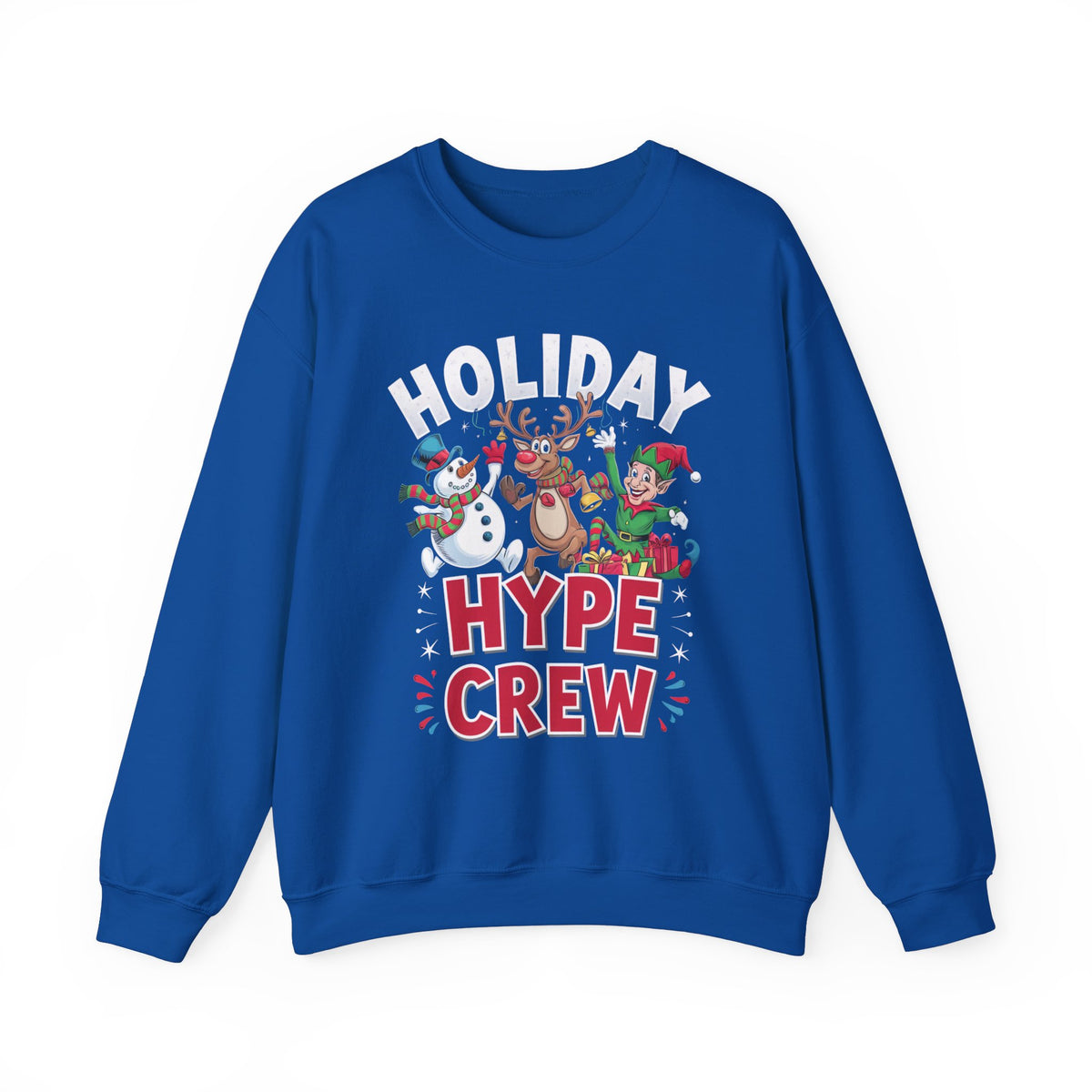 Holiday Hype Crew Christmas Sweatshirt, Fun Women's Holiday Sweatshirt, Trendy Christmas Pullover, Festive Winter Sweater, Cute Holiday Sweatshirt