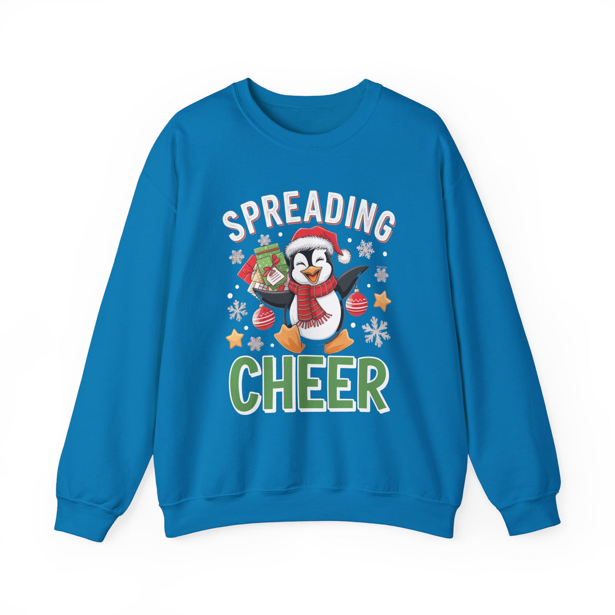 Spreading Cheer Christmas Sweatshirt, Festive Women's Holiday Sweatshirt, Trendy Christmas Pullover, Cute Winter Sweater, Cozy Holiday Sweatshirt