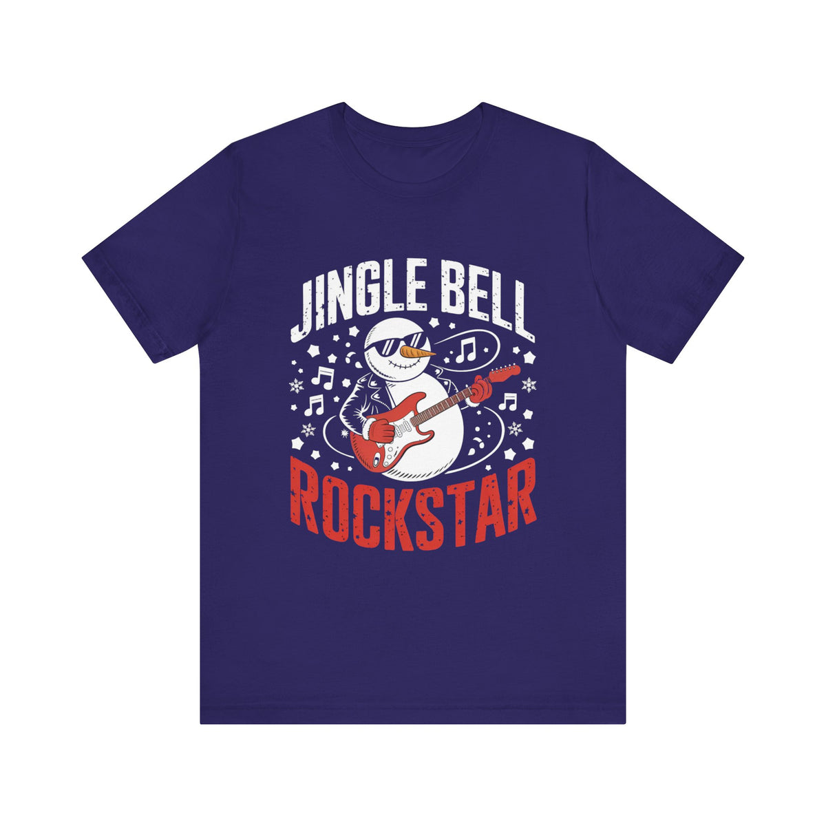 Snowman Jingle Bell RockStar Christmas Tee