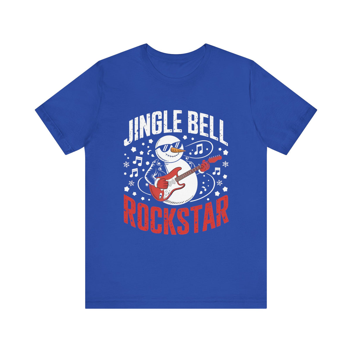 Snowman Jingle Bell RockStar Christmas Tee