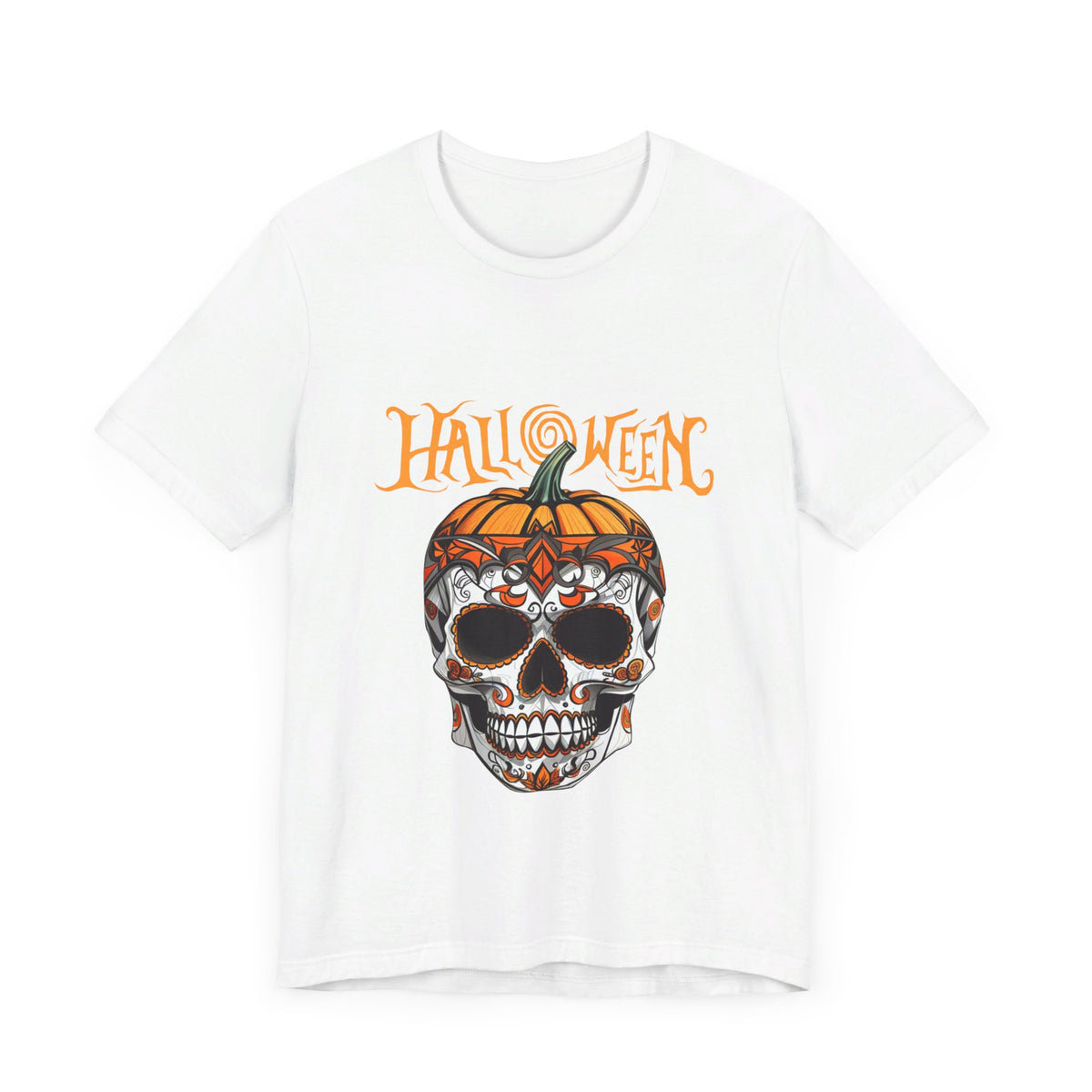 Happy Halloween Skull Face T-Shirt