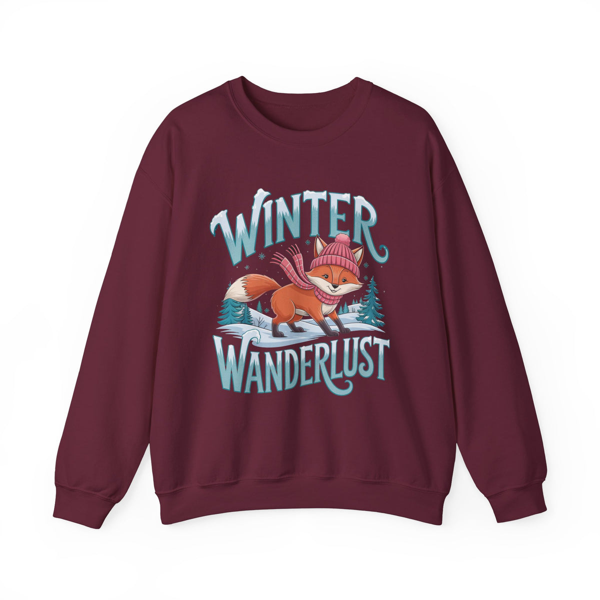 Winter Wanderlust Christmas Sweatshirt, Cozy Women's Holiday Sweatshirt, Trendy Winter Pullover, Festive Christmas Sweater, Cute Holiday Sweatshirt