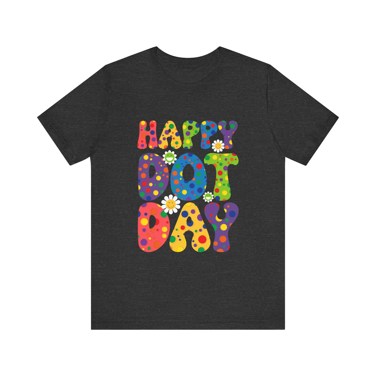 Happy Dot Day Unisex Jersey Short Sleeve Tee - Tshirt Quest