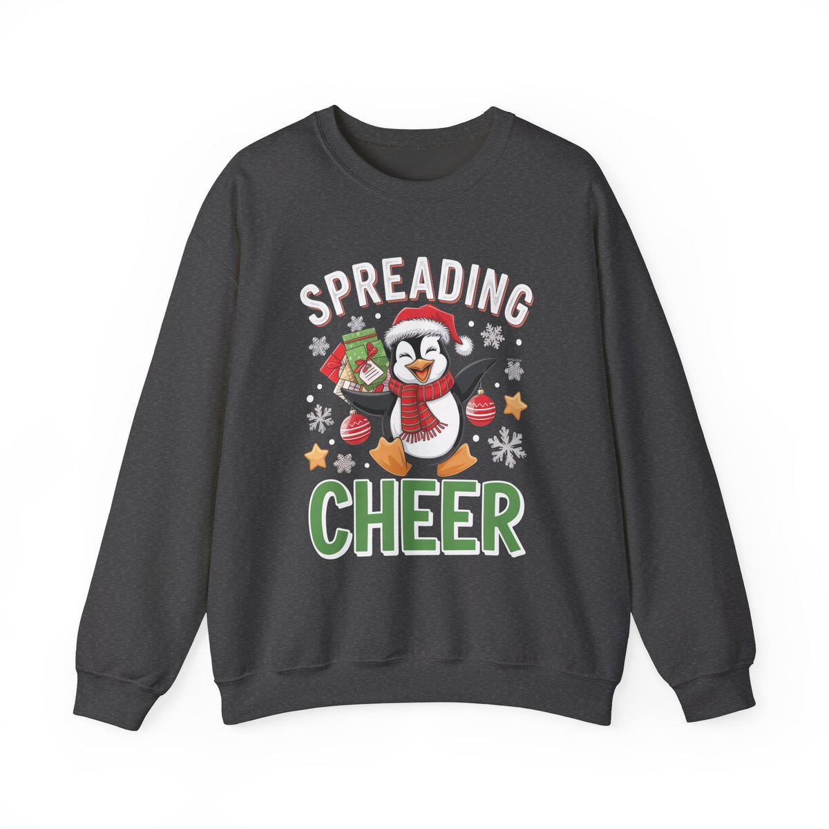 Spreading Cheer Christmas Sweatshirt, Festive Women's Holiday Sweatshirt, Trendy Christmas Pullover, Cute Winter Sweater, Cozy Holiday Sweatshirt