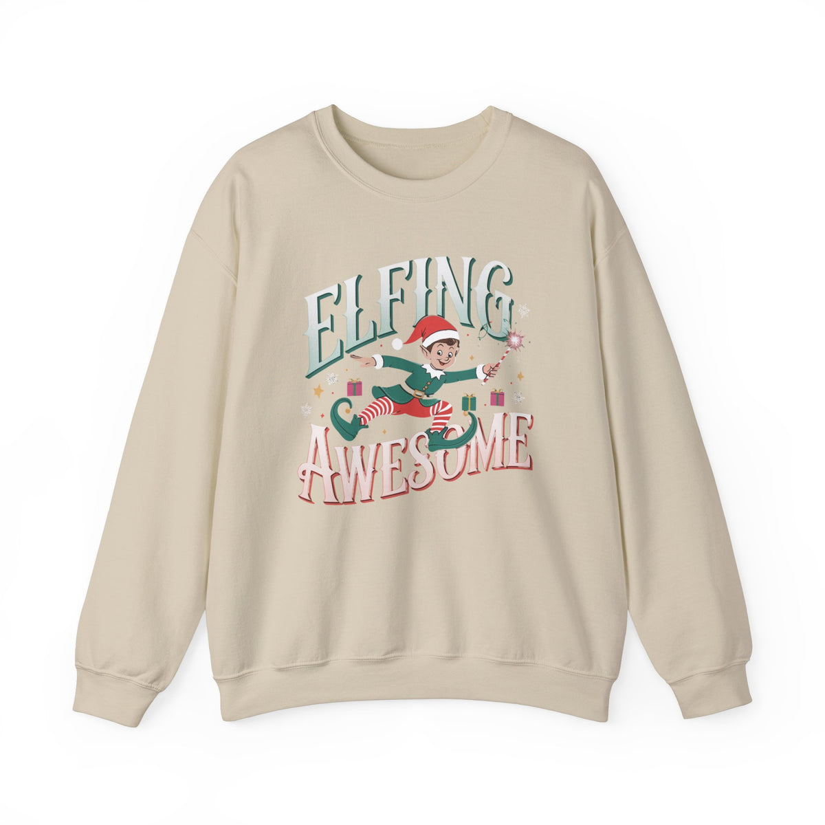 Effing Awesome Christmas Sweatshirt, Fun Women's Holiday Sweatshirt, Trendy Christmas Pullover, Bold Holiday Sweater, Cute Winter Sweatshirt