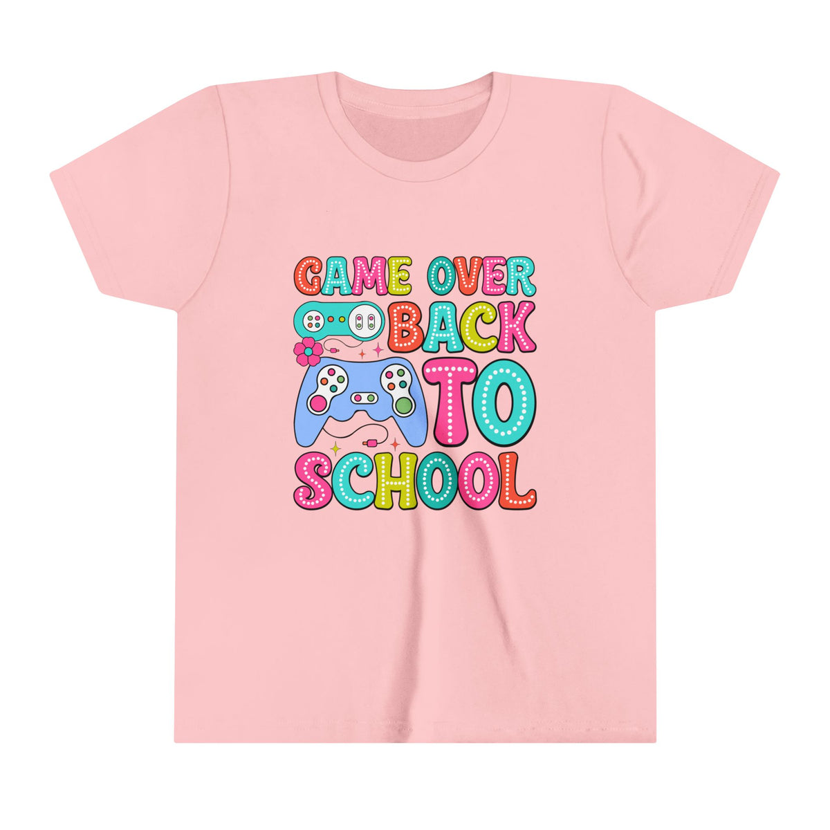 Back to School Game Over Youth Tee