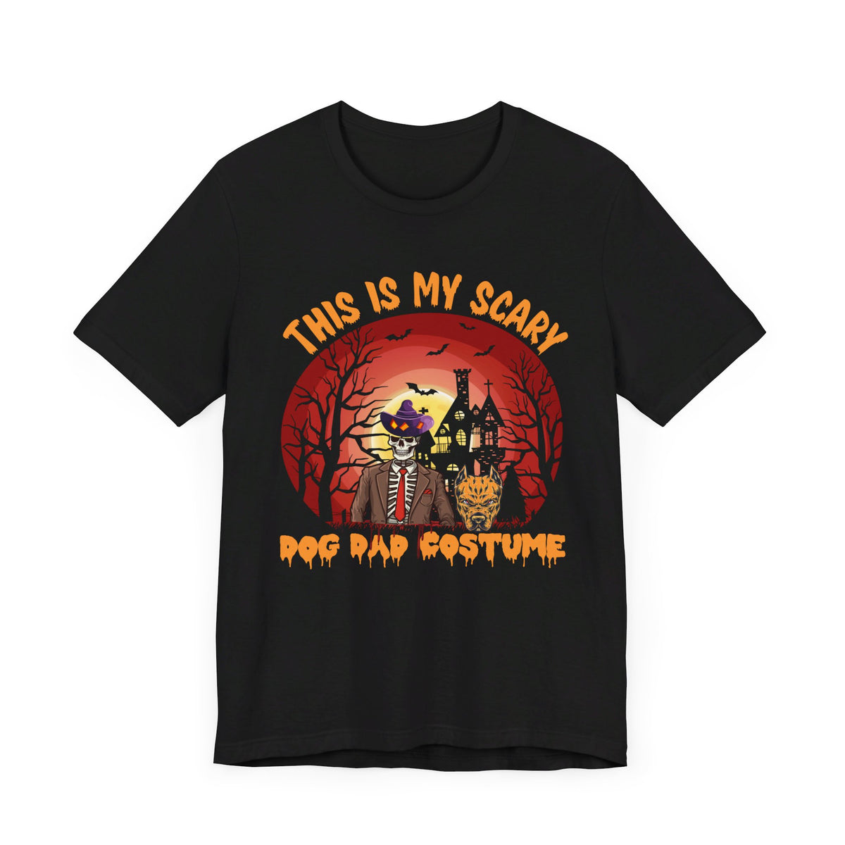 This Is My Scary Dog Dad Costume Halloween Tee