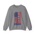 Trump 2024 Unisex American Flag Sweatshirt - Tshirt Quest