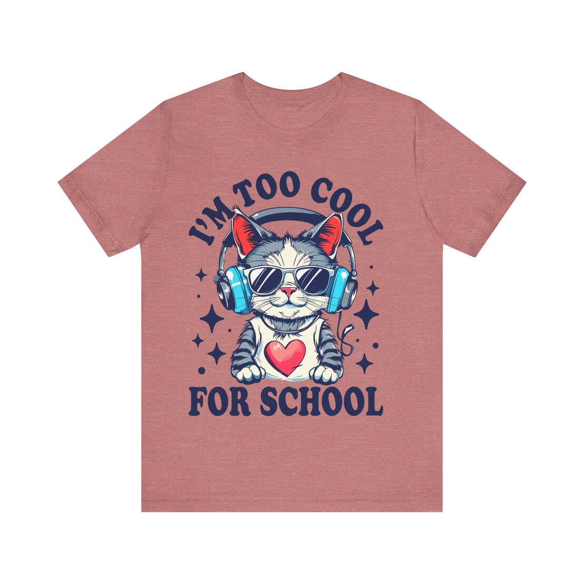 I'M Too Cool For School Cat Tee