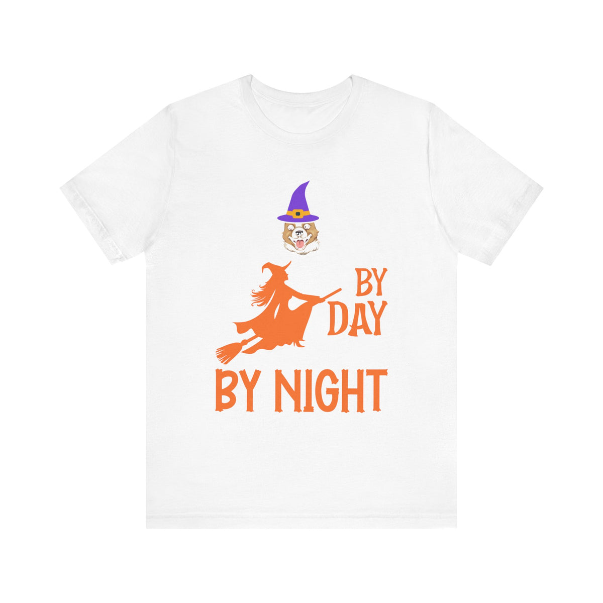 Dog By Day Witch By Night Halloween Tee