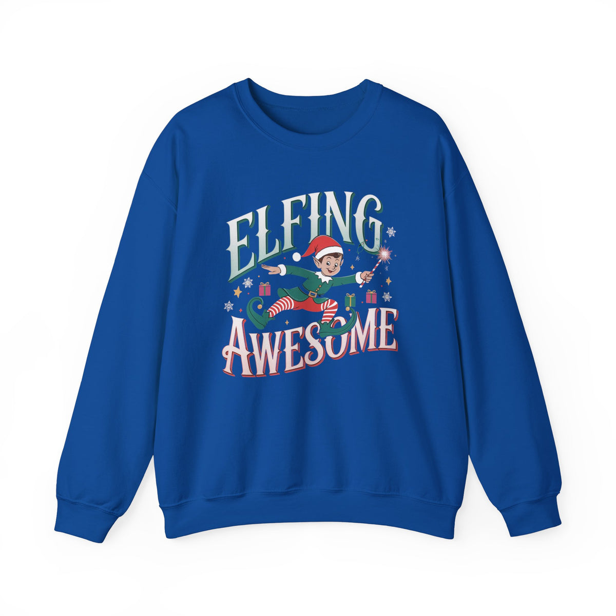 Effing Awesome Christmas Sweatshirt, Fun Women's Holiday Sweatshirt, Trendy Christmas Pullover, Bold Holiday Sweater, Cute Winter Sweatshirt