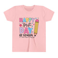 Happy First Day Youth Short Sleeve Tee - Tshirt Quest