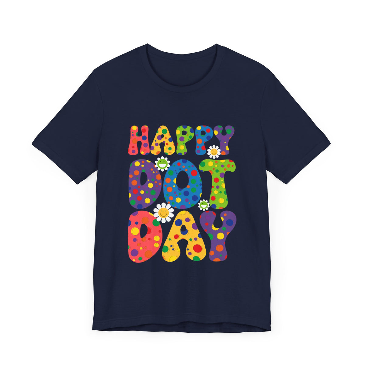 Happy Dot Day Unisex Jersey Short Sleeve Tee - Tshirt Quest