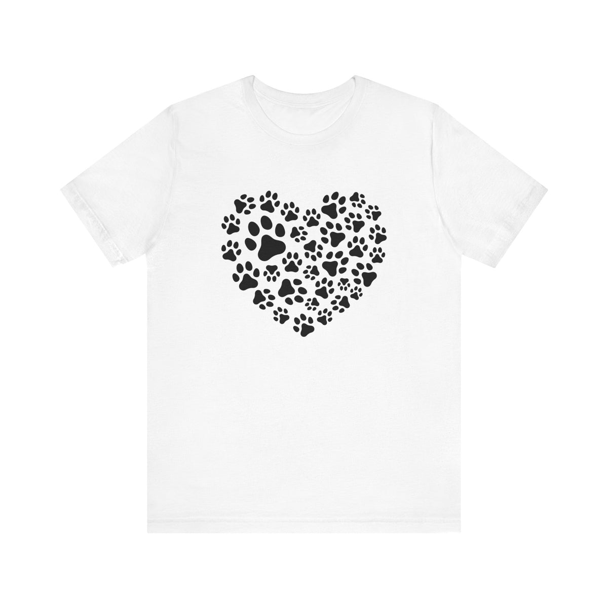 Paw Prints Unisex Jersey Short Sleeve Tee - Tshirt Quest