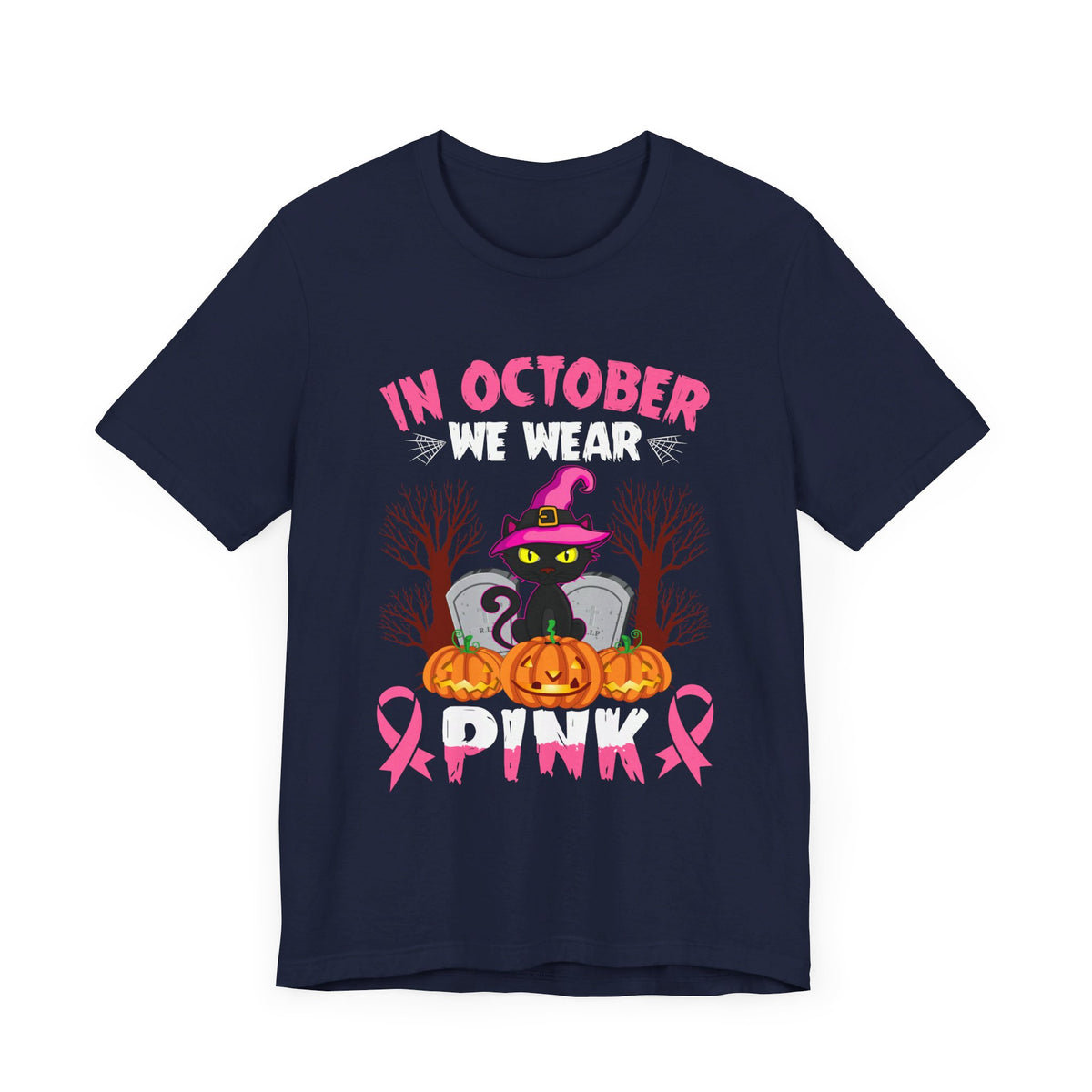 In October We Wear Pink Halloween Tee