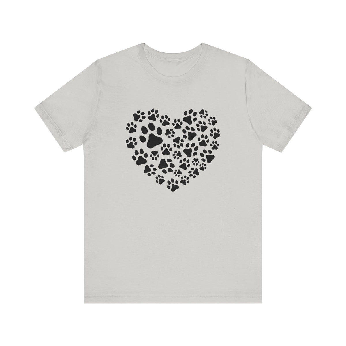 Paw Prints Unisex Jersey Short Sleeve Tee - Tshirt Quest