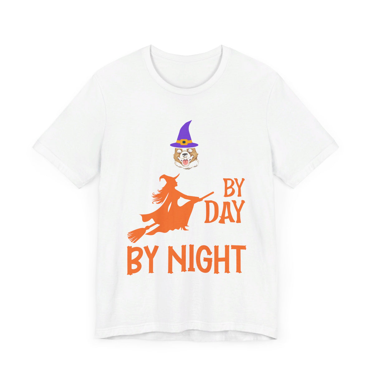 Dog By Day Witch By Night Halloween Tee