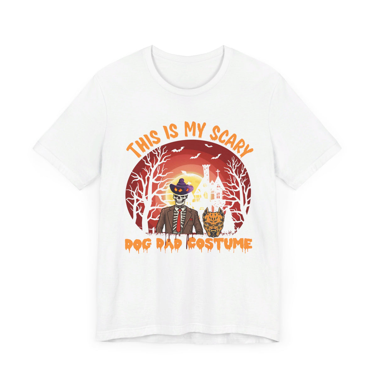 This Is My Scary Dog Dad Costume Halloween Tee