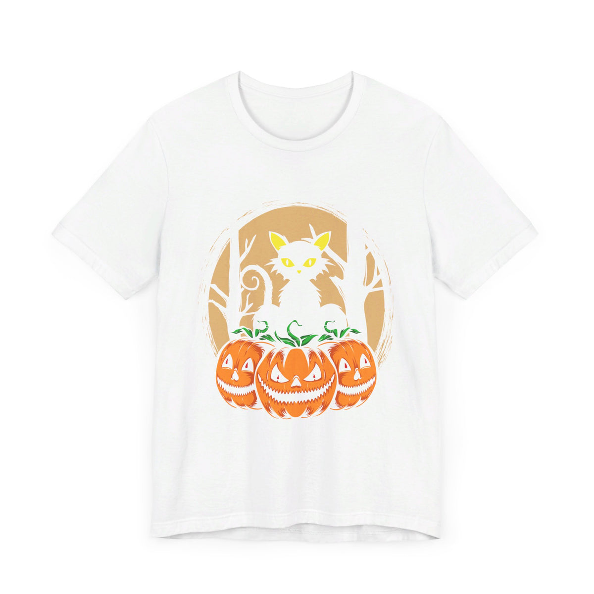 Black Cat Halloween Cat T-Shirt - Tshirt Quest