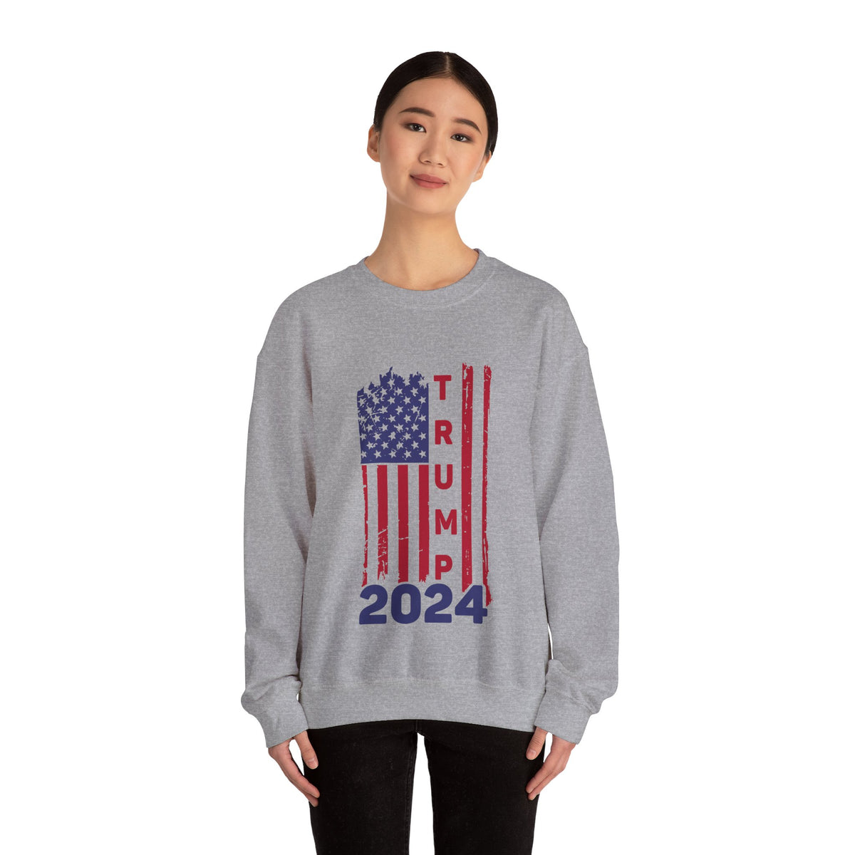 Trump 2024 Unisex American Flag Sweatshirt