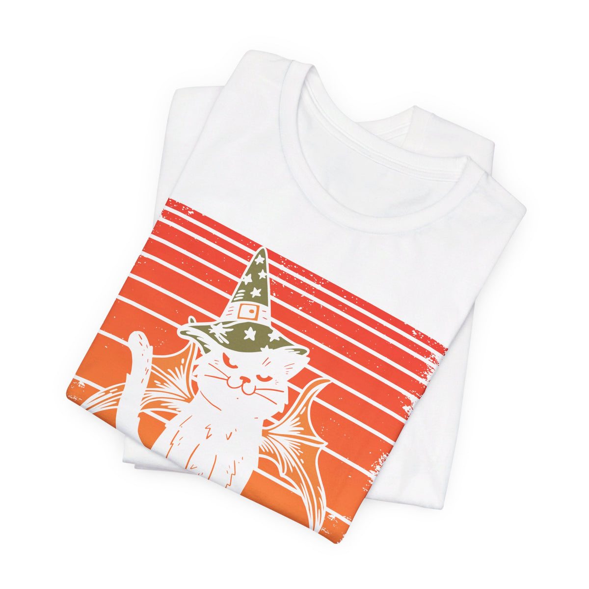 Meow Meow Meow Halloween Cat Tee