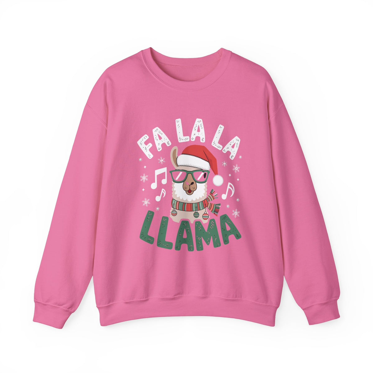 Fa La La LLAMA Christmas Sweatshirt, Fun Women's Holiday Sweatshirt, Trendy Llama Pullover, Cute Winter Sweater, Festive Holiday Sweatshirt