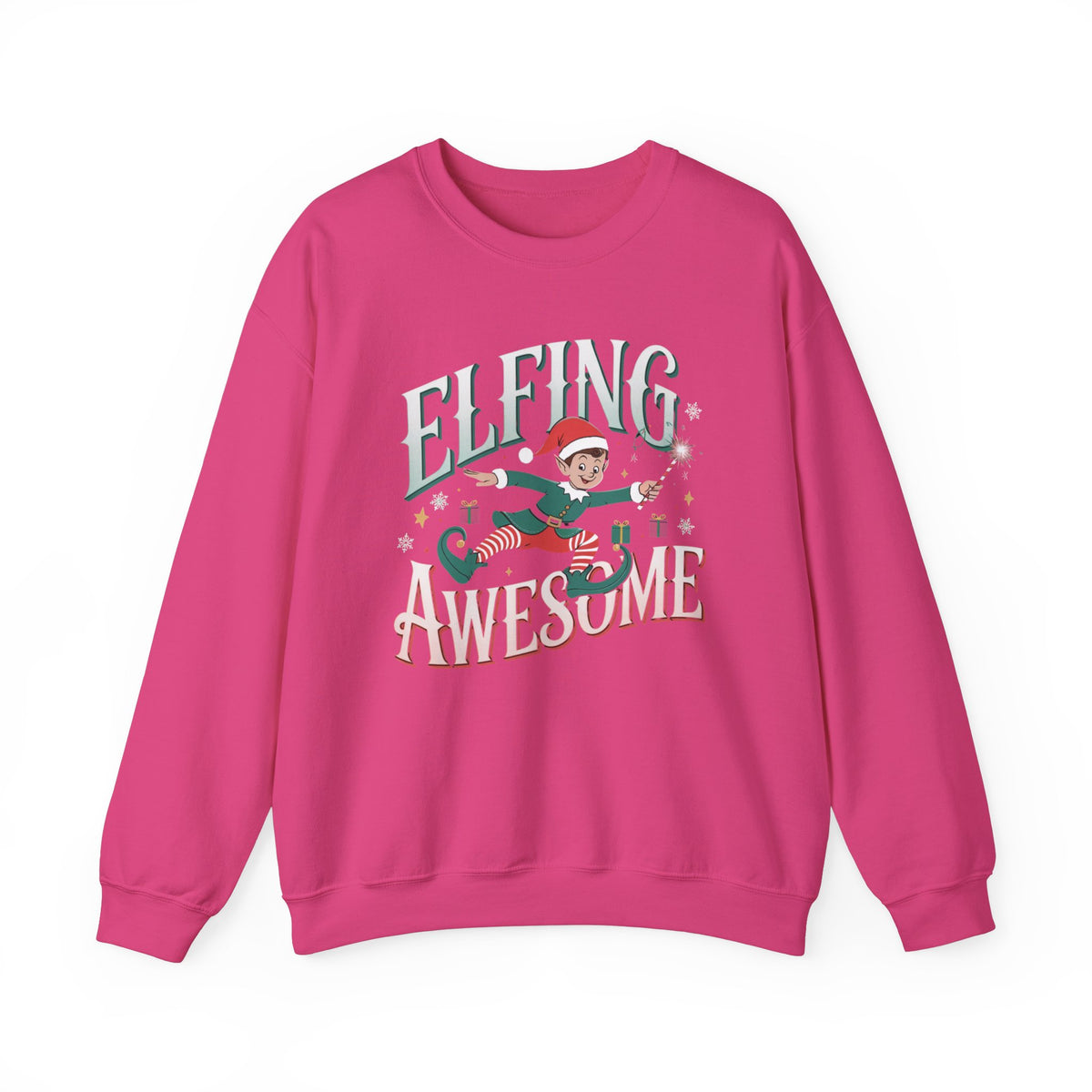 Effing Awesome Christmas Sweatshirt, Fun Women's Holiday Sweatshirt, Trendy Christmas Pullover, Bold Holiday Sweater, Cute Winter Sweatshirt