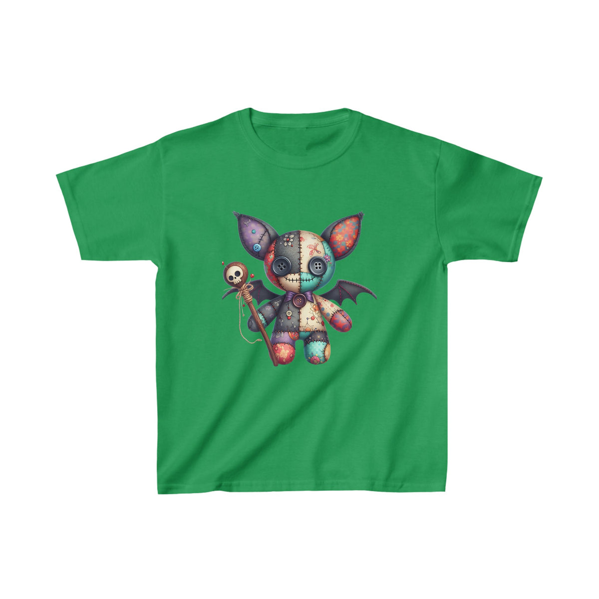 Cute Batman Devil Voodoo Kids Halloween Tee