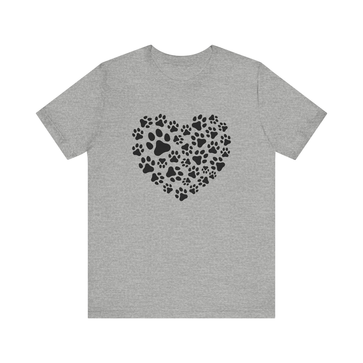 Paw Prints Unisex Jersey Short Sleeve Tee - Tshirt Quest