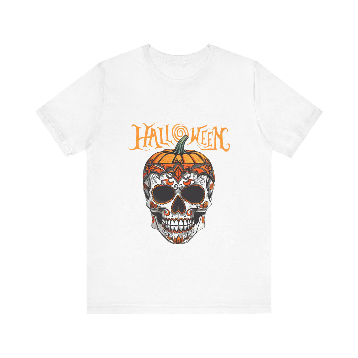 Happy Halloween Skull Face T-Shirt