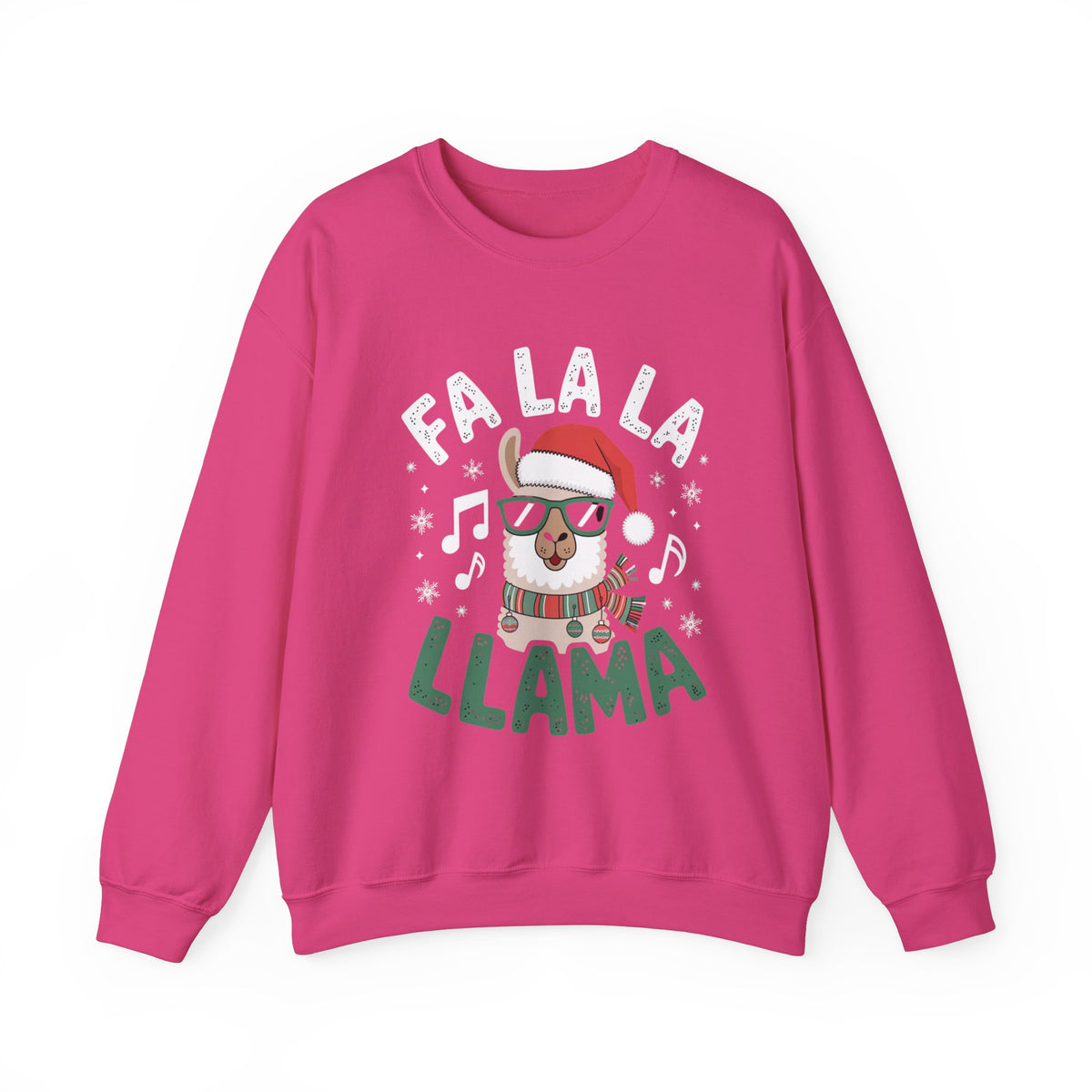 Fa La La LLAMA Christmas Sweatshirt, Fun Women's Holiday Sweatshirt, Trendy Llama Pullover, Cute Winter Sweater, Festive Holiday Sweatshirt