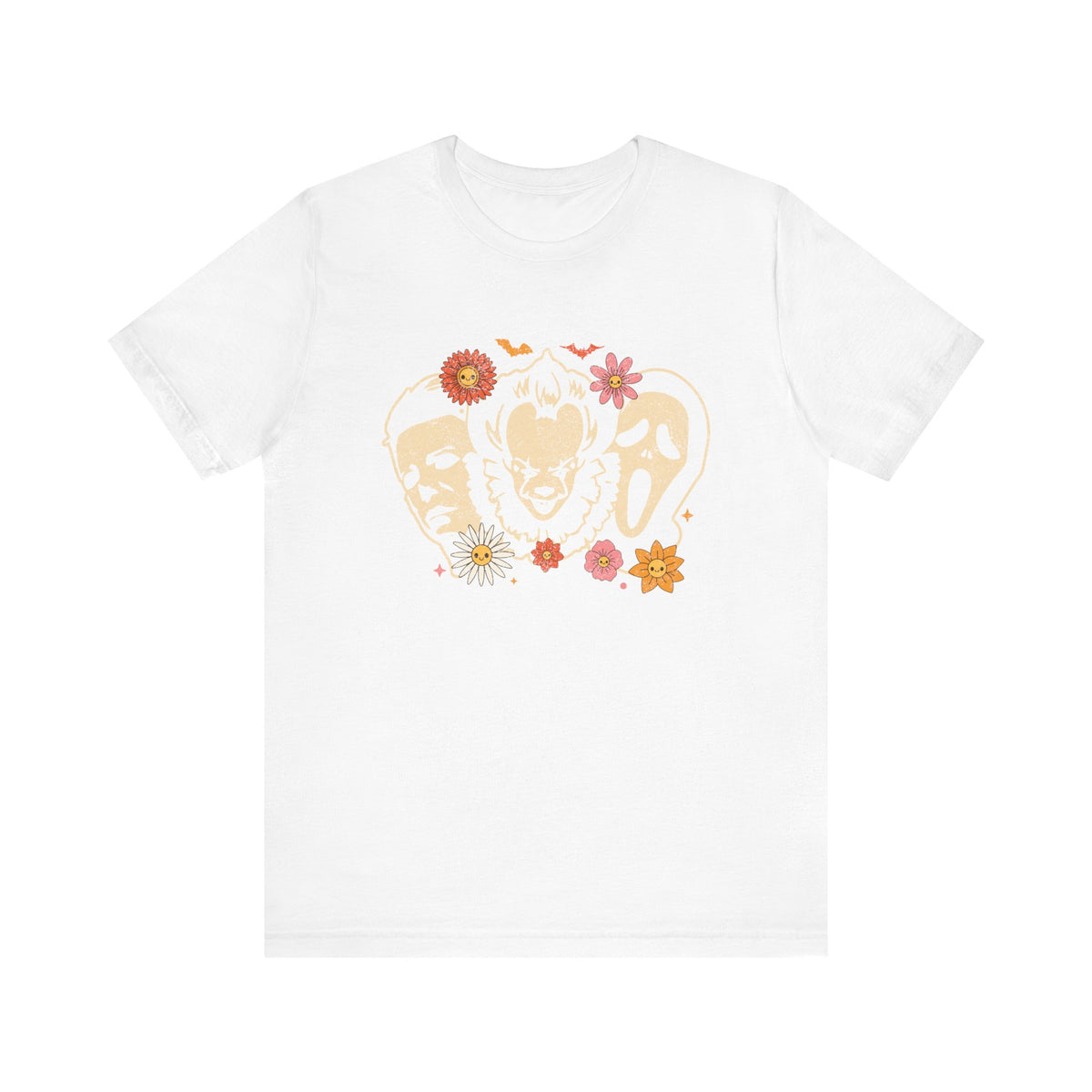 Halloween Ghost Face Costume Tee