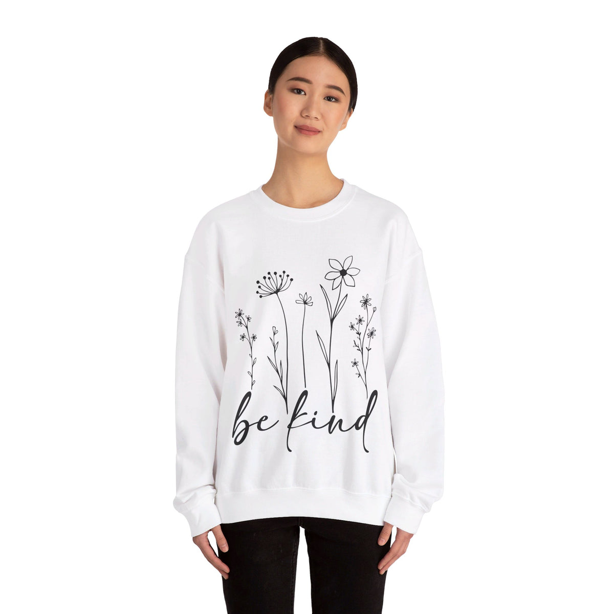 Be Kind Crewneck Sweatshirt - Unisex Heavy Blend