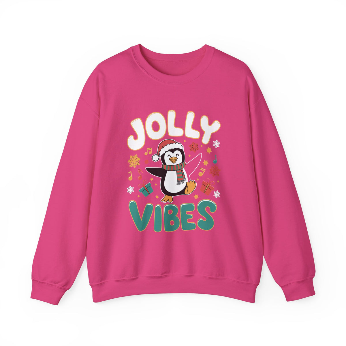 Jolly Vibes Christmas Sweatshirt, Fun Women's Holiday Sweatshirt, Trendy Christmas Pullover, Cute Winter Sweater, Festive Holiday Sweatshirt