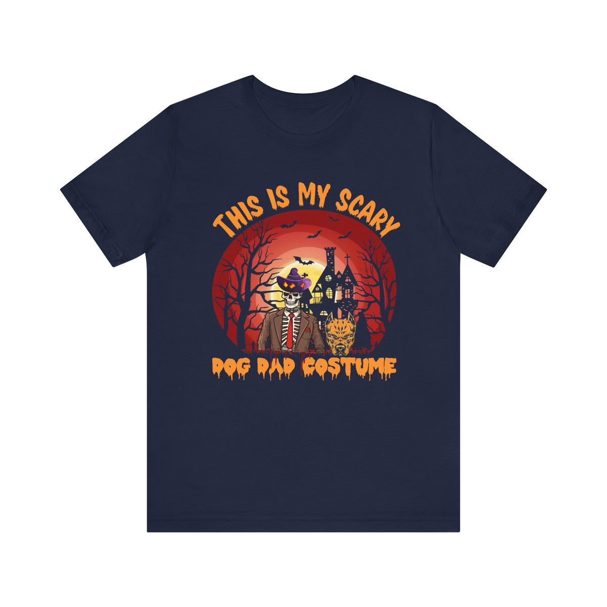 This Is My Scary Dog Dad Costume Halloween Tee